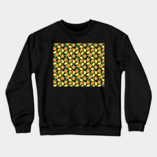 Citrus Pattern - Lemons and Oranges Crewneck Sweatshirt
